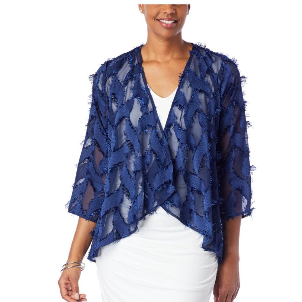 NEW- Colleen Lopez Blue Top Size  3X